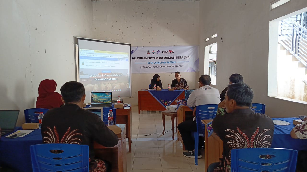 Pelatihan Sistem Informasi Desa (SID) Desa Dawuhan Wetan, Upaya Pemerintah Desa Dalam Keterbukaan Informasi Publik